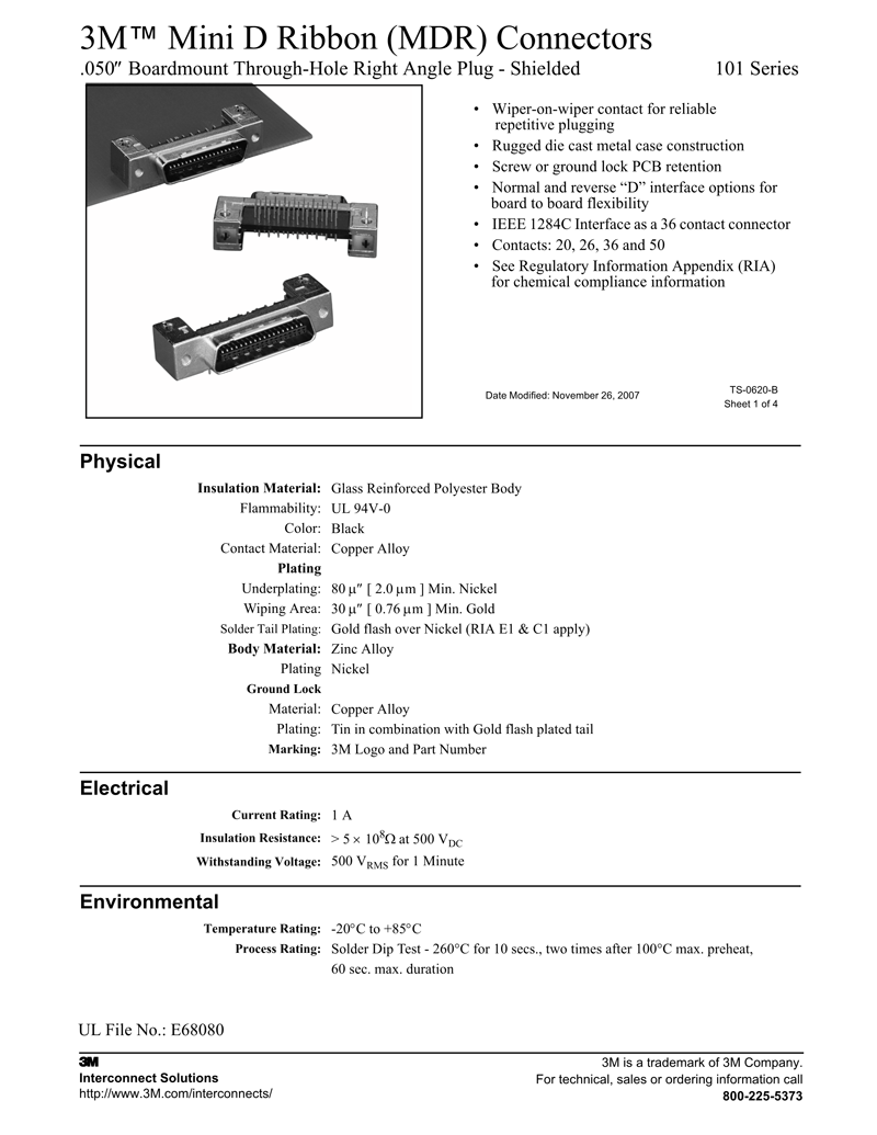 3M™ Mini Delta Ribbon (MDR), 101XX-X2X2XC, 101 Series